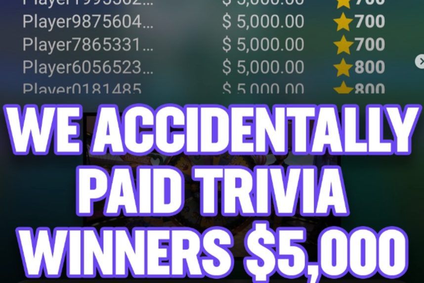 Hard Rock Bet Live Trivia payout